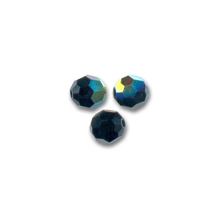 Perles Rondes Swarovski 5000 3mm Jet Ab (X20)