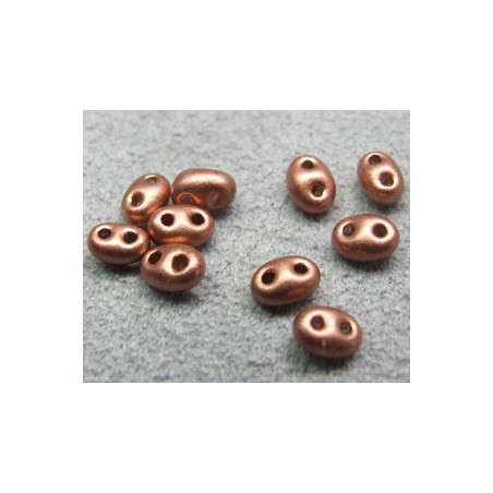 Twin Beads 2,5X5mm Cuivre (x sachet de 25gr env.) 