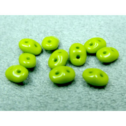 Perles Super Duo 2,5X5mm Opaque Olivine (x 10gr env.)