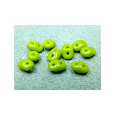 Perles Super Duo 2,5X5mm Opaque Olivine (x 10gr env.)