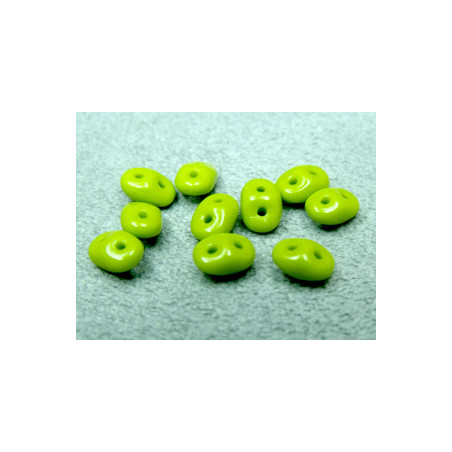 Perles Super Duo 2,5X5mm Opaque Olivine (x 10gr env.)