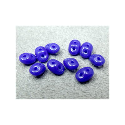 Perles Super Duo 2,5X5mm Opaque Sapphire (x 10gr env.)