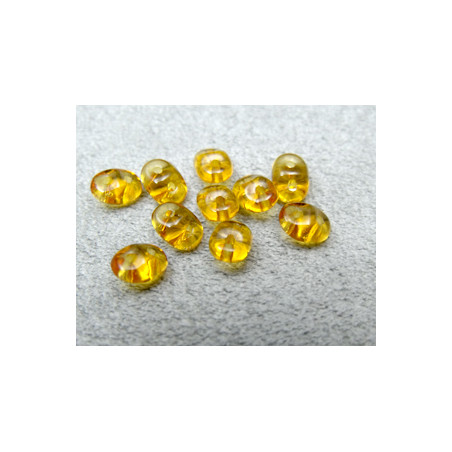 Perles Super Duo 2,5X5mm Topaz (x 10gr env.)