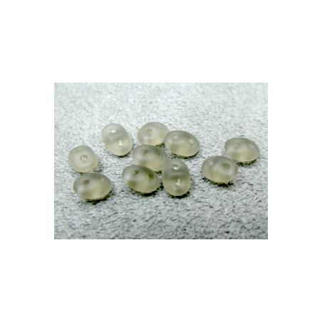  Perles super Duo 2,5X5mm Black Diamant Matte (x 10gr env.)