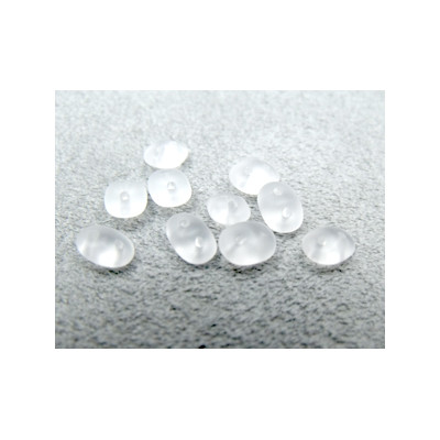 Perles Super Duo 2,5X5mm Crystal Mat (x 10gr env.)