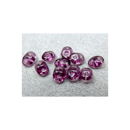 Perles Super Duo 2,5X5mm Amethyst (x 10gr env.)