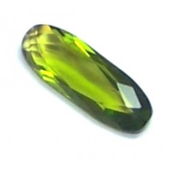 Cabochon baguette 4161 15x5mm Olivine UF (x1)