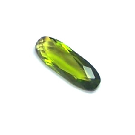Cabochon baguette 4161 15x5mm Olivine UF (x1)