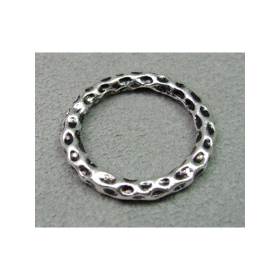 Perle anneau intercalaire diam. 24mm - argenté (x1)
