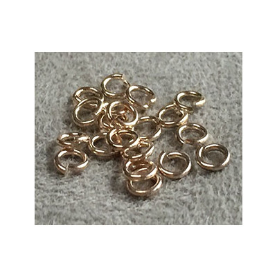 Anneau Rose diamètre ext 5mm (x20)
