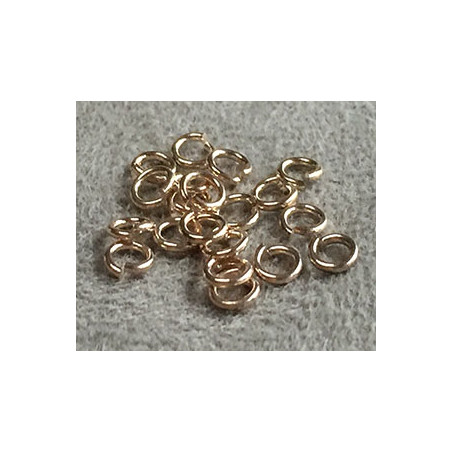 Anneau Rose diamètre ext 5mm (x20)