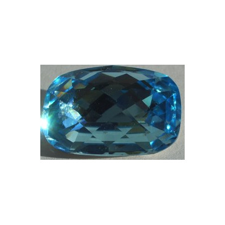 Cabochon classical baguette 4565 18x13mm Aquamarine (x1)