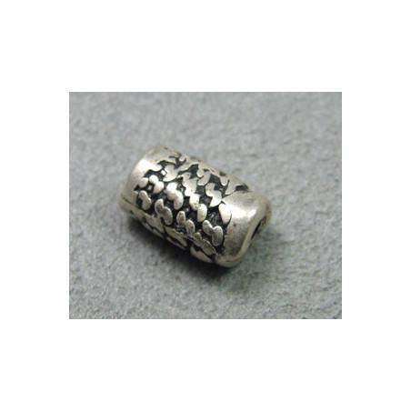 Perle intercalaire 12x8mm - argenté (x1)