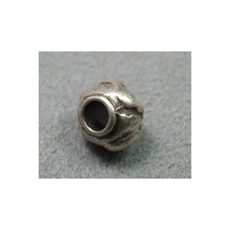 Perle intercalaire boule style pandora 10x8mm - argenté (x1)