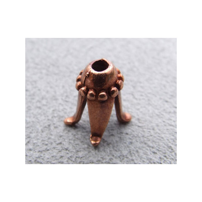 Coupelle cuivre 12x8mm (x1)