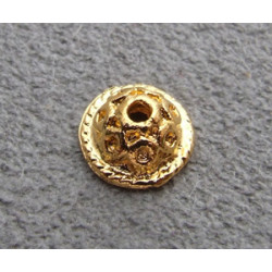 Coupelle métal doré 7mm (x1)