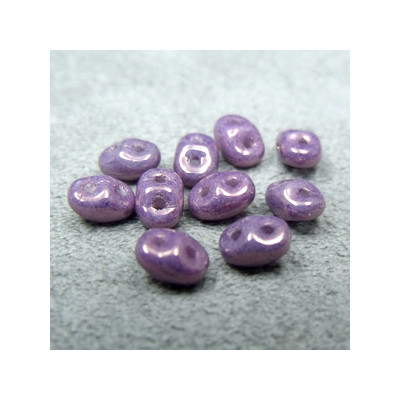 Perles Super Duo 2,5X5mm Mix Amethyst Gold (x 10gr env.) 