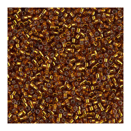 DB0144 Delicas 11/0 Silver Lined Topaz (x5gr)