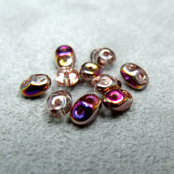 Perles Super Duo 2,5X5mm Crystal Sliperit (x sachet de 10gr env.) 