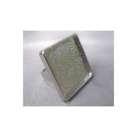 Bague plateau vieil argent 25mm anneau 19mm(X1)