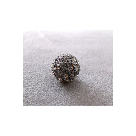 Perle strass pour Shamballa Light Amethyst 10mm (X1) 