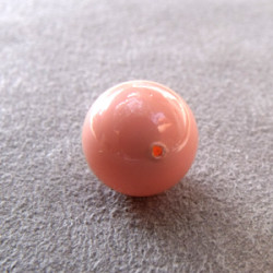 Perle ronde nacrée Swarovski 12mm Pink Coral (x1) 