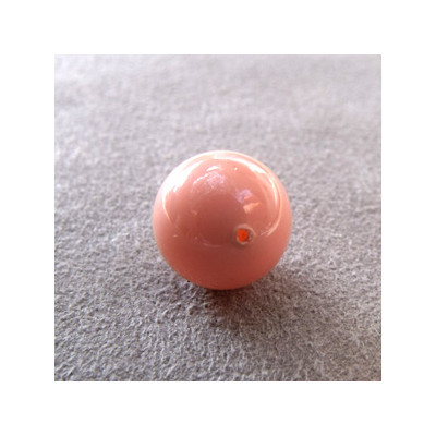 Perle ronde nacrée Swarovski 12mm Pink Coral (x1) 