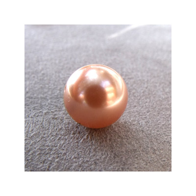 Perle ronde nacrée Swarovski 12mm Rose Peach (x1) 