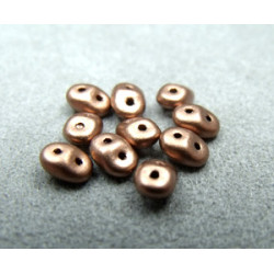 Perles Super Duo 2,5X5mm Copper Gold (x sachet de 10gr env.) 