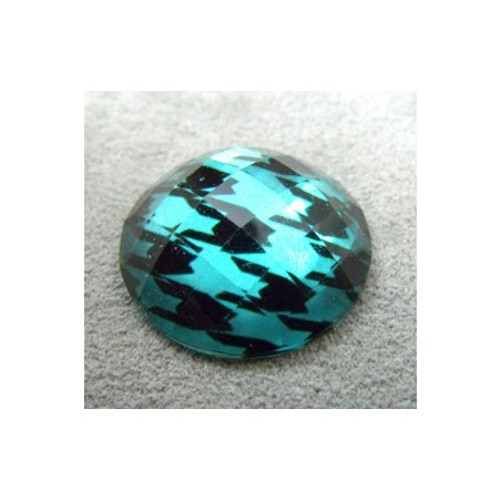 Cabochon en Résine Disco Approx 25mm Turquoise (X1)
