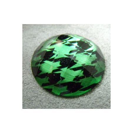 Cabochon en Résine Disco Approx 25mm Vert (X1)