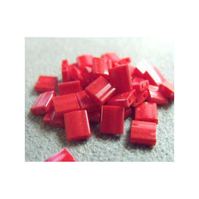 TL-0408 Tilas Bead 5mm Opaque Red (=DB723) (x 5gr)