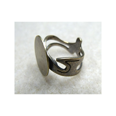 Bague plateau Bronze 20X16mm(X1) Bague plateau Bronze 20X16mm(X1)