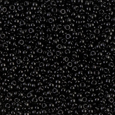 R11-0401 Rocailles 11/0 Black (=DB010) (x 10gr)