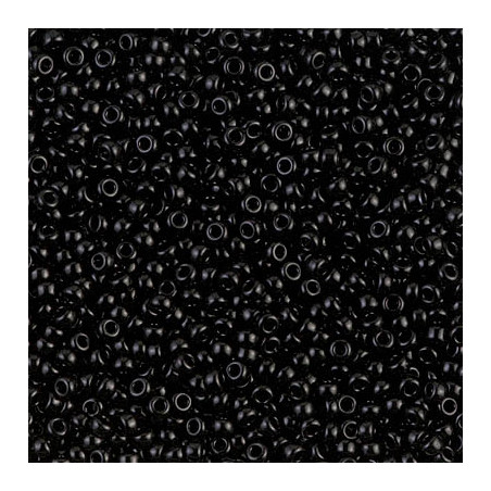 R11-0401 Rocailles 11/0 Black (=DB010) (x 10gr)