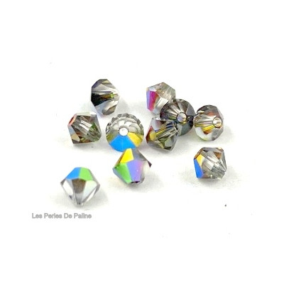 Toupies 4mm Crystal Vitrail Médium - réf. 5301 (x20) Toupies 4mm Crystal Vitrail Médium - réf. 5301 (x20)