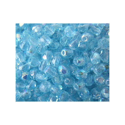 Facettes de Bohême 3mm Aquamarine AB (x100)