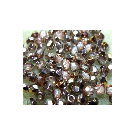 Facettes de Bohême 3mm Cristal Capri Gold (x100)
