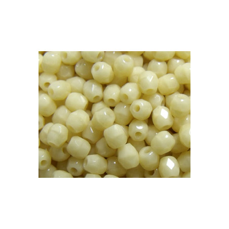 Facettes de Bohême 3mm Beige opaque-9708 (x100)