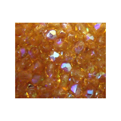 Facettes de Bohême 3mm Topaz AB (x100)