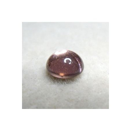 Cabochon rond en verre 12mm Peach 