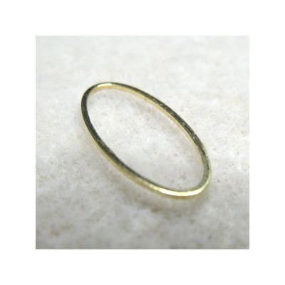 Support Ovale Doré 24x11mm (x1) Support Ovale Doré 24x11mm (x1)