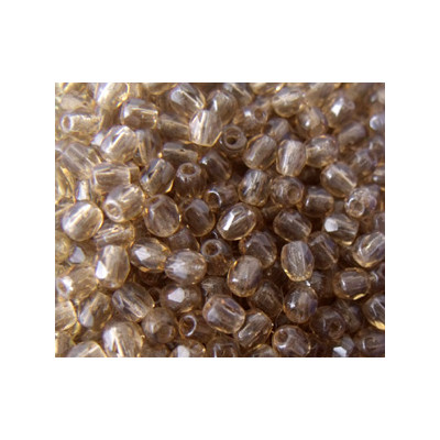 Facettes de Bohême 3mm Quartz fumé (x100)