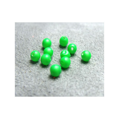 Perle ronde nacrée Swarovski 3mm Néon Green (x20)