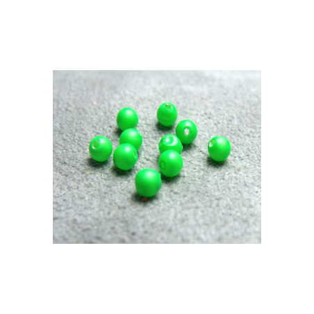 Perle ronde nacrée Swarovski 3mm Néon Green (x20)