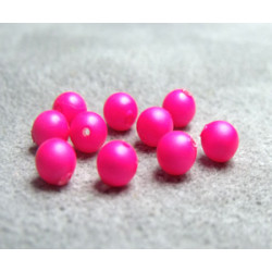 Perle ronde nacrée Swarovski 3mm Néon Pink (x20)