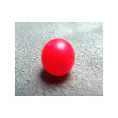 Perle ronde 8mm nacrée Swarovski Néon Red (X5)