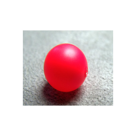Perle ronde nacrée Swarovski 10mm Néon Red (x1) 