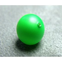 Perle ronde nacrée Swarovski 10mm Néon Green (x1) 