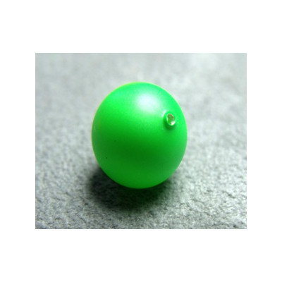 Perle ronde nacrée Swarovski 10mm Néon Green (x1) 